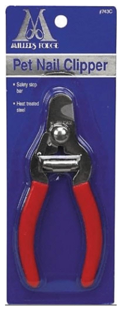 Millers Forge Steel Pet Nail Clipper 743C with Safety Stop Bar Small Medium Dog - BeesActive Australia
