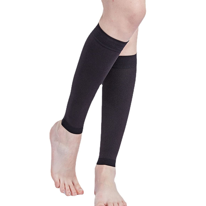 Women's Medical Compression Stockings 15-20mmhg Socks Calf Sleeve Black - BeesActive Australia