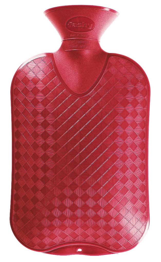 Fashy Hot Water Bottle Cranberry - Made in Germany - BeesActive Australia