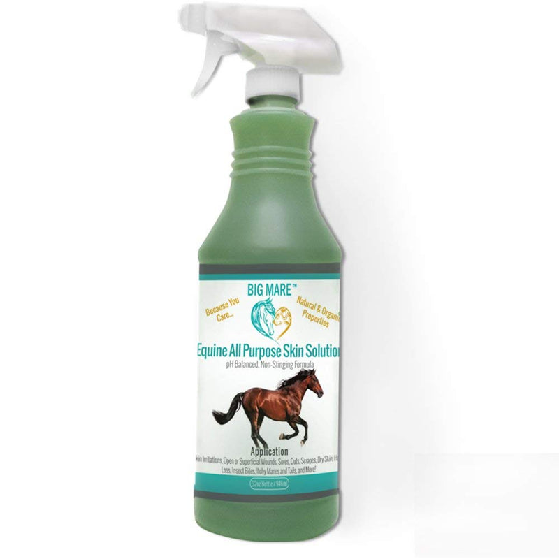 All Purpose Horse Skin & Wound Care | 32oz Bottle | First Aid: for Girth Itch, Insect & Fly Bites, Crud, Itchy Manes & Tails & Hair Loss | Veterinarian Approved & Recommended - BeesActive Australia