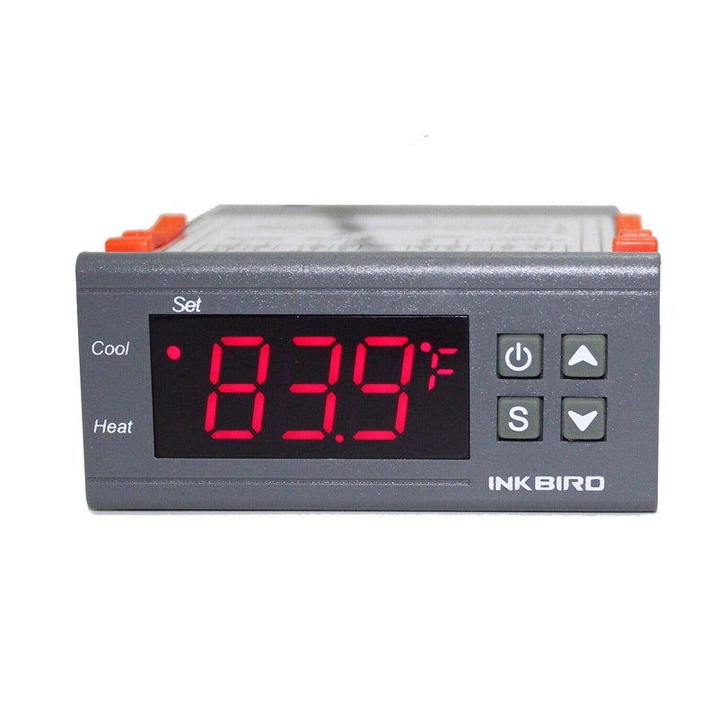 Inkbird Temp Control Thermostat ITC1000 Dual Stage Digital Temperature Switch Controller ℃ ℉ Display Heating Cooling Relay NTC Sensor 3D Printer Freezer Fridge Hatching 110 Volt - BeesActive Australia
