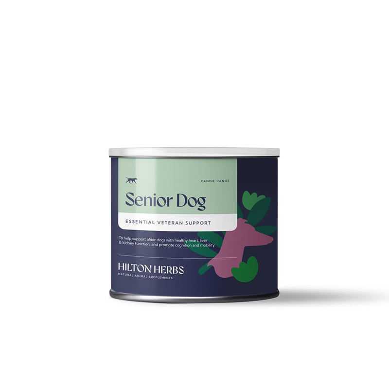 Hilton Herbs Senior Dog Optimum Health Supplement for Older Dogs, 4.4 oz Tub