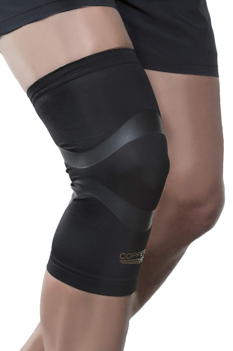 Copper Fit Pro Series Knee Compression Sleeve Black Medium - BeesActive Australia