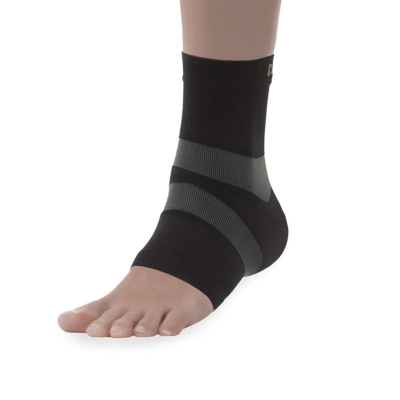Copper Fit Pro Series Unisex Ankle Compression Sleeve Large Black with Copper Trim 1 - BeesActive Australia