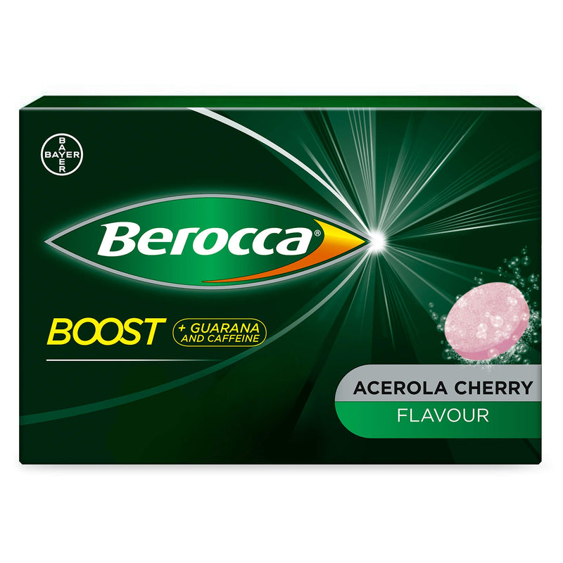Berocca Boost Multivitamin Tablets Pack Of 20 | Caffeine Tablets With Guarana, Vitamin B12, Vitamin C And Magnesium, Helps Support Energy Release And Alertness
