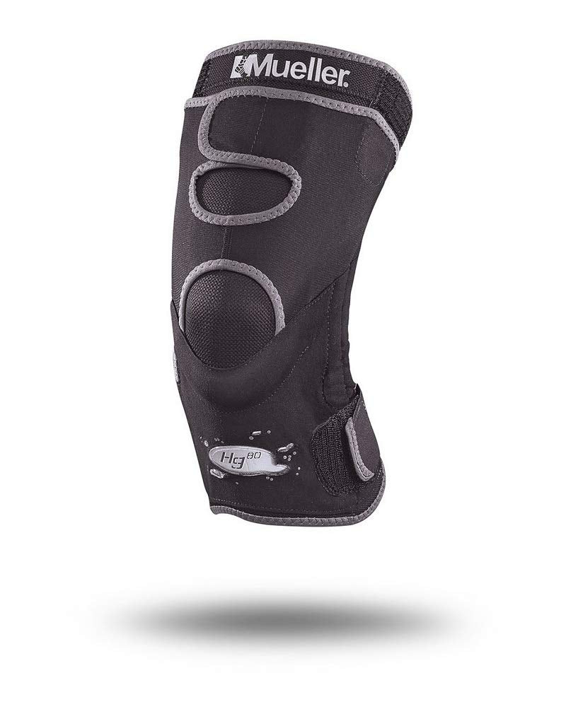 MUELLER Sports Medicine Hg80 Knee Brace, Knee Pain Relief Support for Men and Women, Ideal for Arthritis, Sprains, Black, Prevents Hyperextension, XX-Large