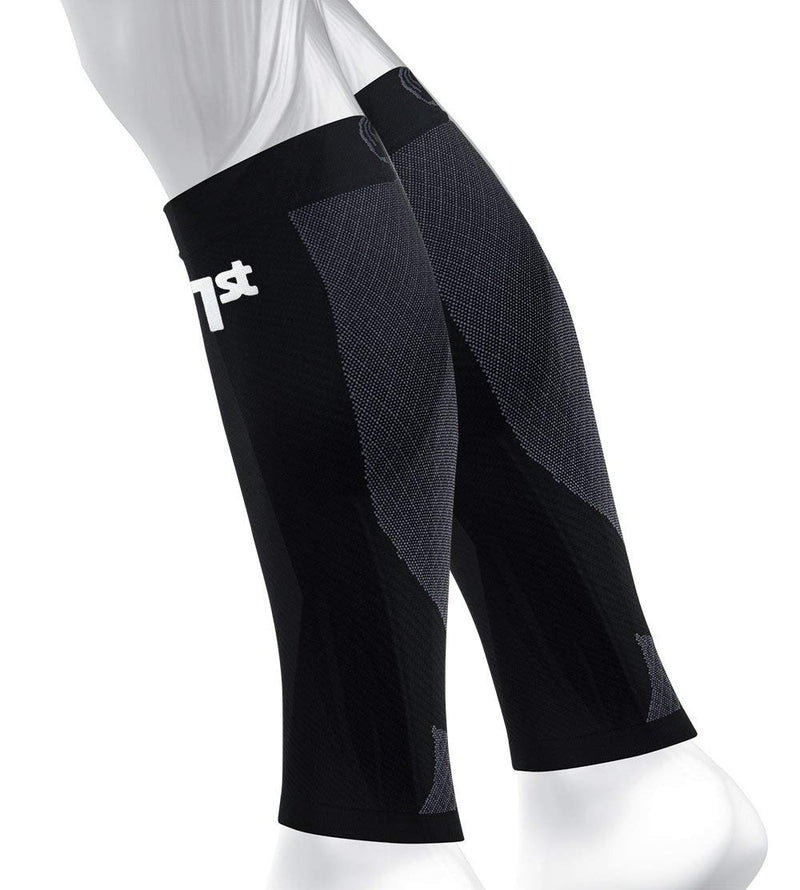 OS1st Calf Compression Sleeves for Men & Women relieves shin splints, leg fatigue and reduces recovery time X-Large Black - BeesActive Australia
