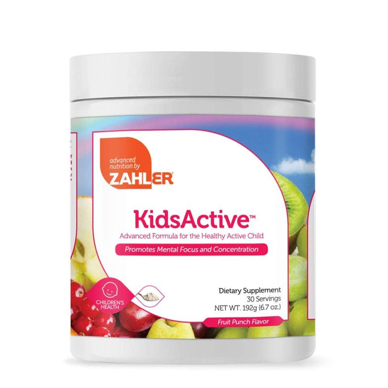 Zahler KidsActive, Kids Concentration Formula Powder, All Natural Children’s Supplement Supporting Focus, Certified Kosher, 30 Servings Fruit Punch Flavored Powder 12 Pound (Pack of 1)