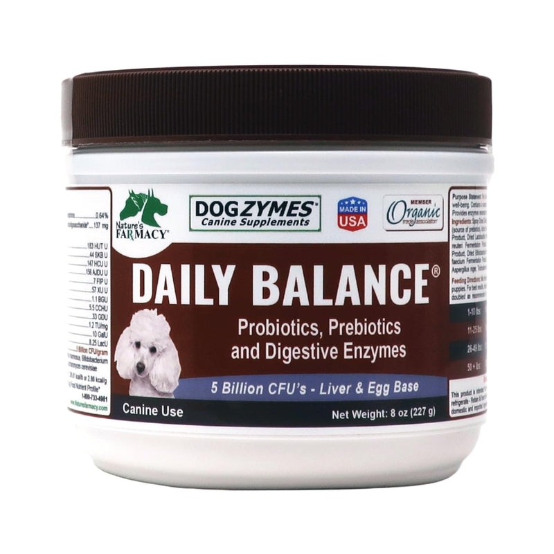 Dogzymes Probiotic Daily Balance - Supplies Nutritional Support and Live microorganisms for intestinal Well-Being as Well as enzymes for Proper Digestion. (8 Ounce) 8 Ounce