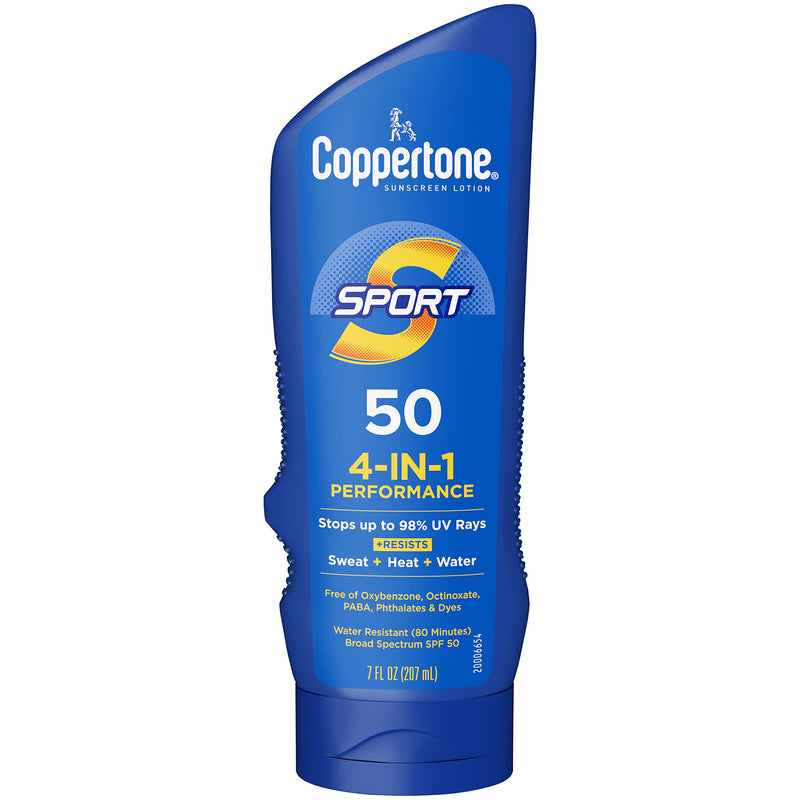 Coppertone SPORT Sunscreen Lotion Broad Spectrum SPF 50 (7 Fluid Ounce) (Packaging may vary) 7 Fl Oz (Pack of 1) - BeesActive Australia
