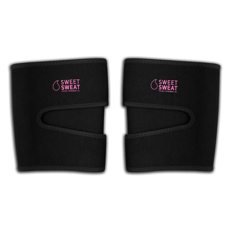Sports Research Sweet Sweat Thigh Trimmers for Men & Women Increases Sweat & Activity to the Thighs during Exercise Pink 1 Pair (Pack of 1)'