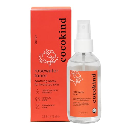 Cocokind Rosewater Facial Toner, 4 Fl Oz 4 Fl Oz (Pack of 1)