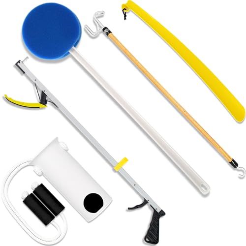 RMS 5-Piece Hip & Knee Kit with 26" Reacher Grabber 5 Piece Set Deluxe