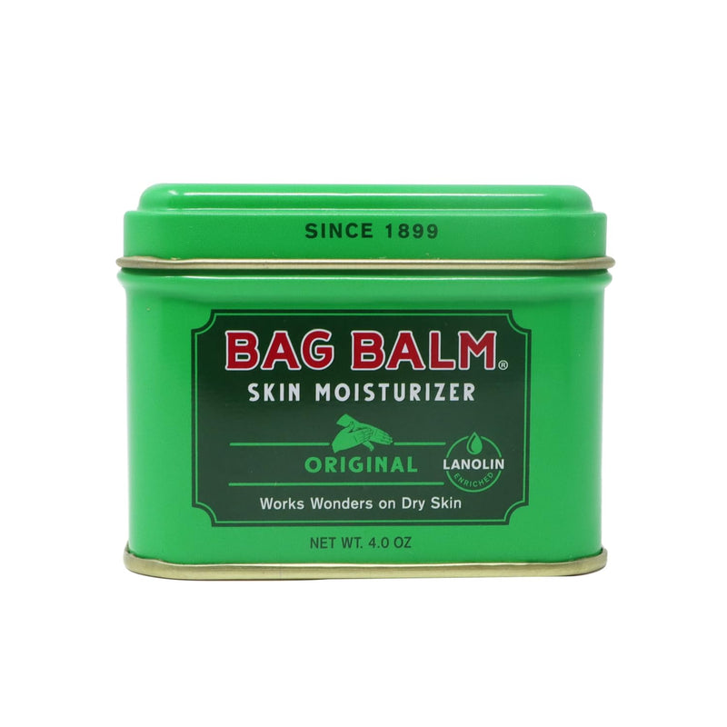 Bag Balm Vermont's Original Skin Moisturizer - Full Body Hydrating Skin Care: Dry Hands, Lips, Face, Feet & More - Unscented, Cruelty & Paraben Free - Day & Night, Men & Women (4oz Tin, Made in USA) 4 Ounce (Pack of 1) - BeesActive Australia