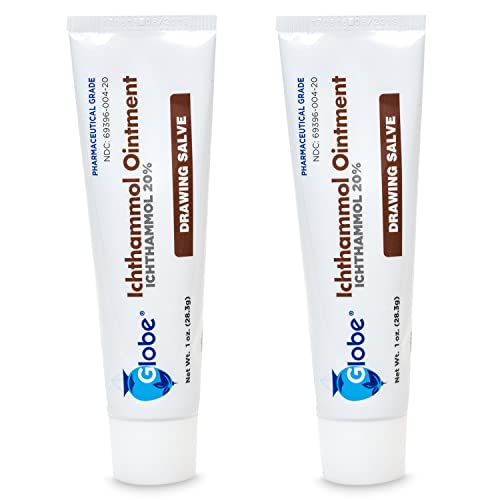 Globe Ichthammol Ointment 20% (Drawing Salve) 1 oz - Soothing Skin