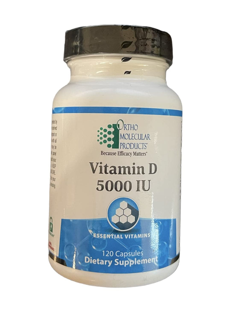 Ortho Molecular Product Vitamin D - 5000 IU - 120 Capsules