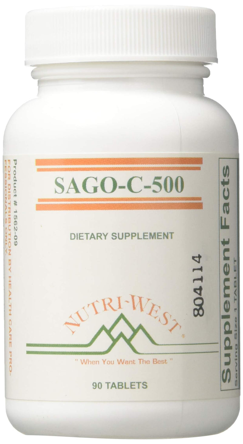 Nutri-West - Sago-C-500 90 Tablets by Nutri-West 90 Count (Pack of 1)