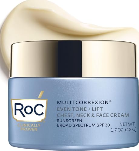 RoC Multi Correxion 5 in 1 Chest Neck Face Moisturizer Cream, SPF 30 1.7 oz 1.7 Ounce (Pack of 1) Chest, Neck & Face Cream