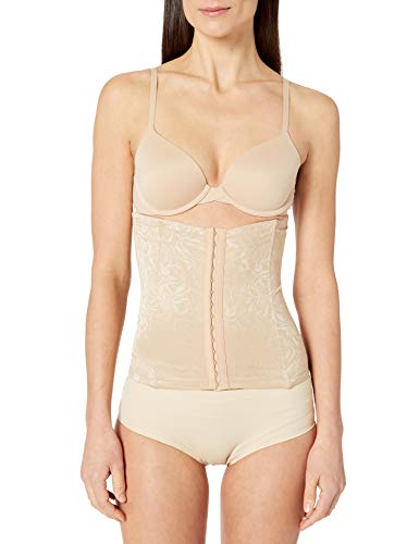 Maidenform Women's Shapewear Waist Nipper Ultra Firm Control Trainer Small Body Beige