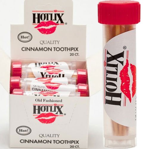 12 Tubes Hotlix Cinnamon Flavored Toothpicks - BeesActive Australia