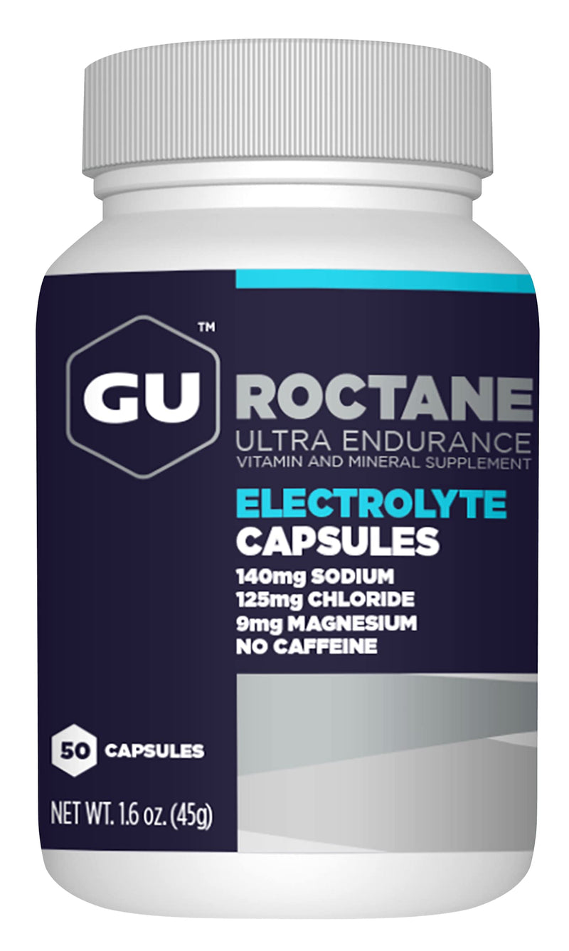 GU Energy Roctane Ultra Endurance Electrolyte Capsules, 50-Count Bottle - BeesActive Australia