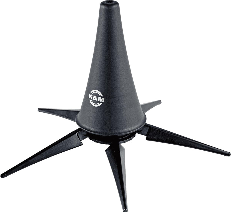 K&M - König & Meyer 15228.000.55 Clarinet In-Bell Portable Stand - Lightweight with 5 Leg Folding Base - Fits A and B Clarinets - Stable Secure Base - Professional Grade - Made in Germany - Black - BeesActive Australia