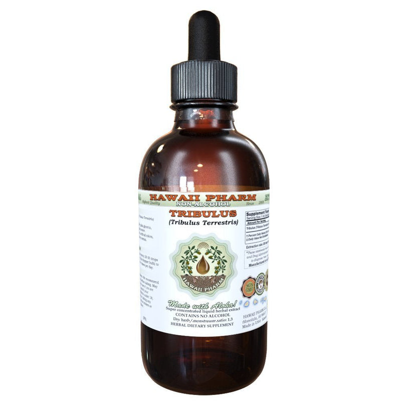 Hawaii Pharm Tribulus Alcohol-Free Liquid Extract, Tribulus (Tribulus Terrestris) Dried Fruit Glycerite Natural Herbal Supplement, USA 2 fl.oz 2 Fl Oz (Pack of 1) - BeesActive Australia