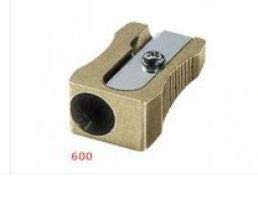 Mobius + Ruppert (M+R) Brass Pencil Sharpener - choose from 4 shapes! Made in Germany - finest in the world! (600 - Single Wedge) 600 - Single Wedge - BeesActive Australia