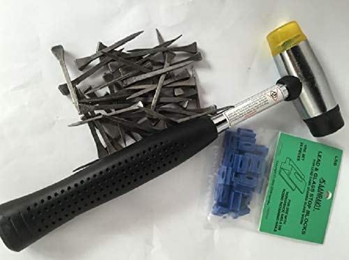 Lead & Glass Stop Blocks, Glazing Hammer & Horseshoe Nails - BeesActive Australia
