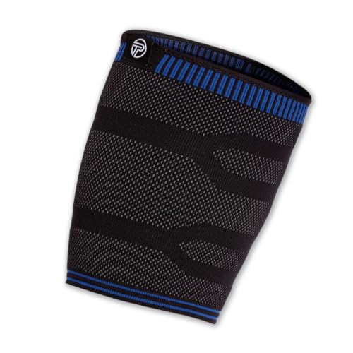 Pro-Tec Athletics 3D Flat Thigh Sleeve, Medical Grade Compression, Upper Leg Support Small