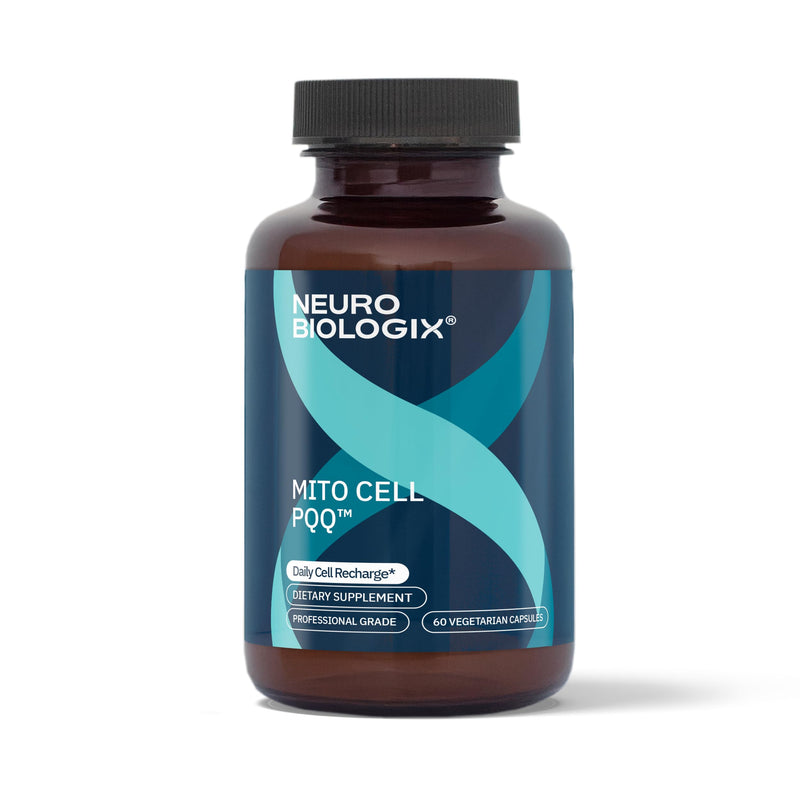 Neurobiologix Mito Cell PQQ Energy & Focus, CoQ10 & NADH, 60 Capsules | Vitamin C, Acetyl L-Carnitine & Antioxidants, Mitochondrial Support