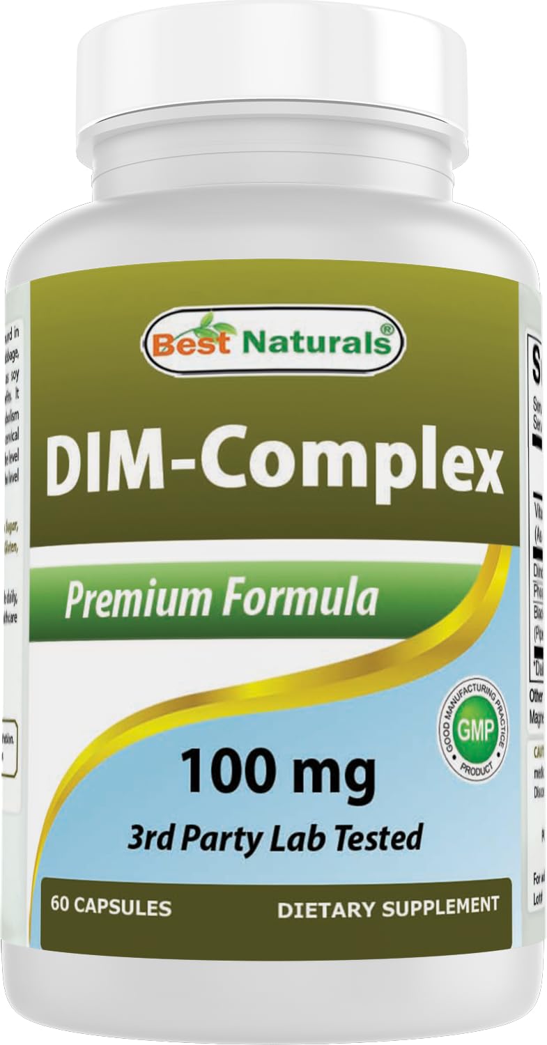 Best Naturals DIM Complex 100 mg 60 Capsules