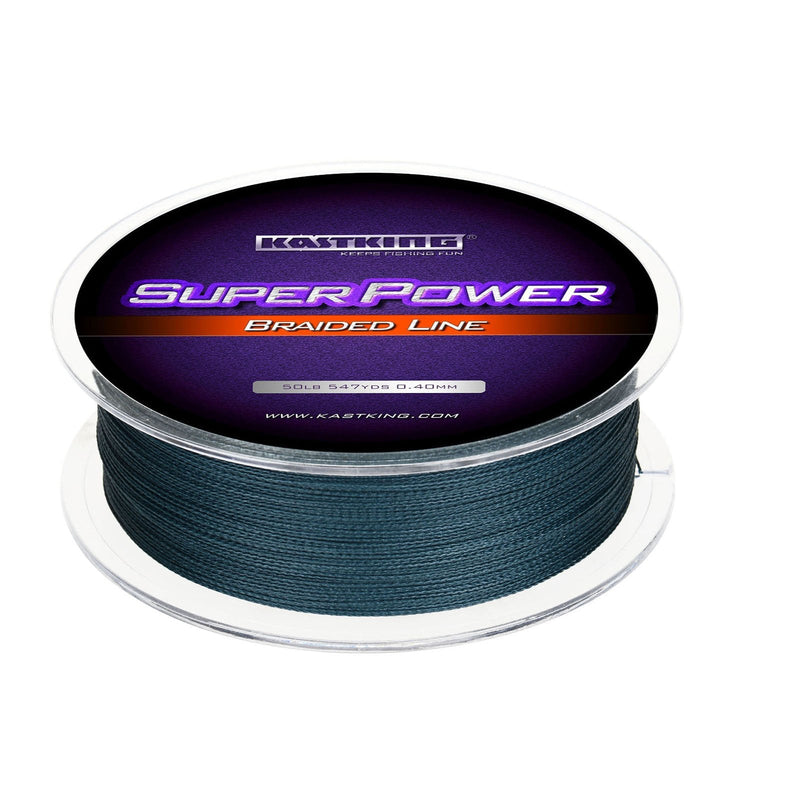 KastKing SuperPower Braided Fishing Line - Abrasion Resistant Braided Lines – Incredible Superline – Zero Stretch – Smaller Diameter – A Must-Have! X4-Low-Vis Gray 327yds-20lb-0.18mm - BeesActive Australia