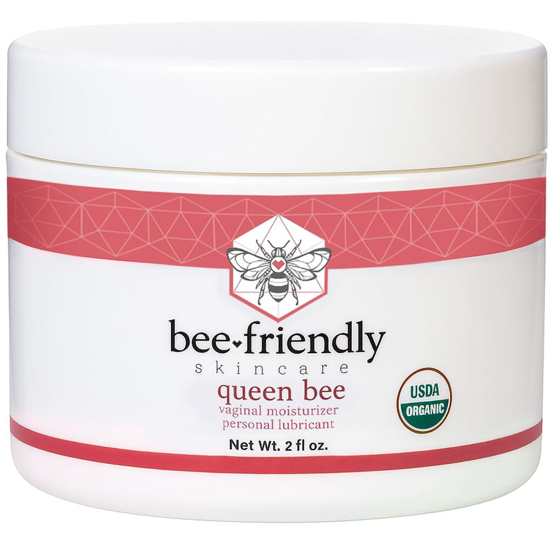 BeeFriendly Organic Vaginal Moisturizer, USDA Certified, Natural Vulva Cream For Dryness, Itching, Irritation, Redness, Chafing Of Vagina Due To Menopause & Thinning 2 oz 2 Ounce (Pack of 1)