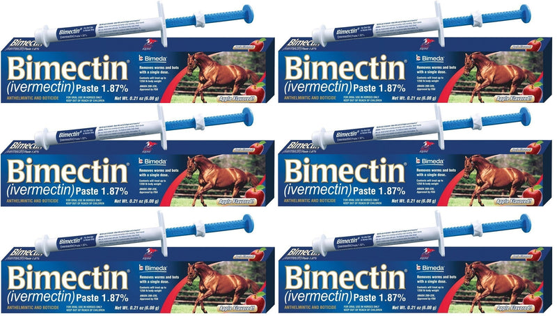 Ivermectin Paste Horse Wormer (1.87 Ivermectin) - 6 DOSES, Model: , Home & Outdoor StoreQ