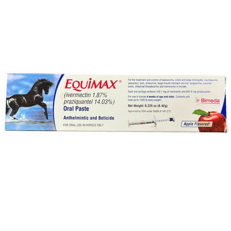 (3 Pack) Bimeda Equimax Horse Wormer Ivermectin 1.87 Percent and Praziquantel 14.03Percent Paste Tube - BeesActive Australia