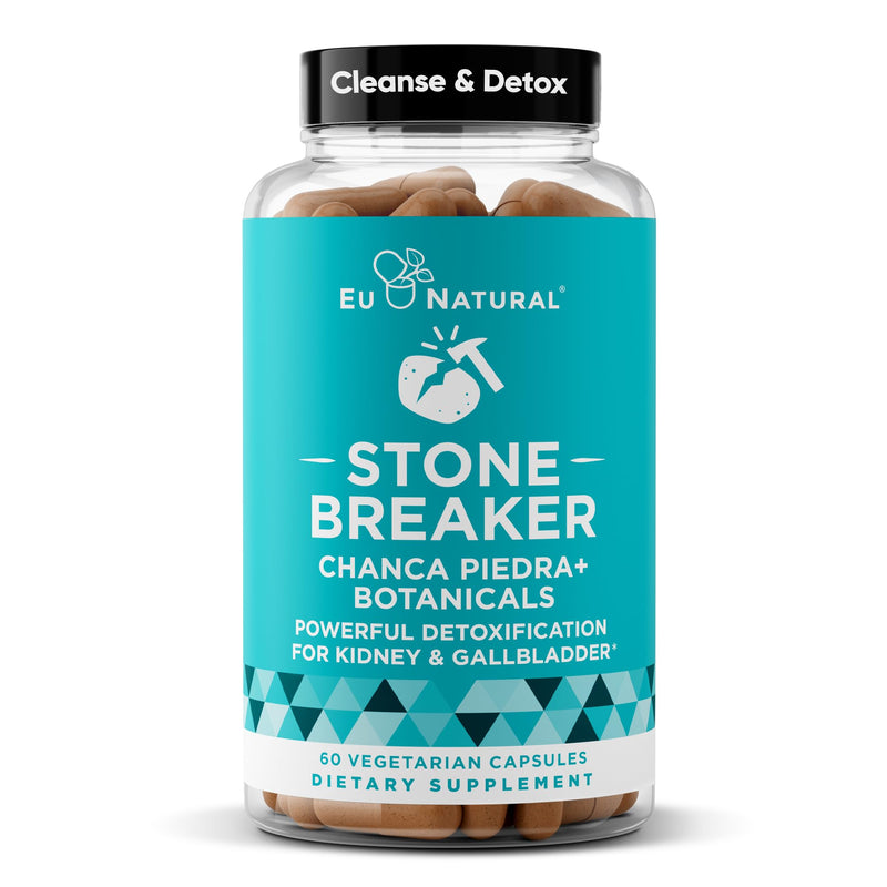 Chanca Piedra Stone Breaker - The Original Stone Breaking Formula with Celery Seed & Parsley - Supports Kidney, Gallbladder & Urinary Tract Cleansing to Help Flush Impurities - 60 Vegetarian Capsules 60 Count (Pack of 1) - BeesActive Australia