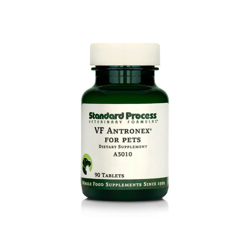 Standard Process VF Antronex for Pets - Feline & Canine Hepatic Support Formula - Healthy Liver Supplement for Cats & Dogs - Antronex Supplement to Support Healthy Immune System - 90 Tablets - PawsPlanet Australia