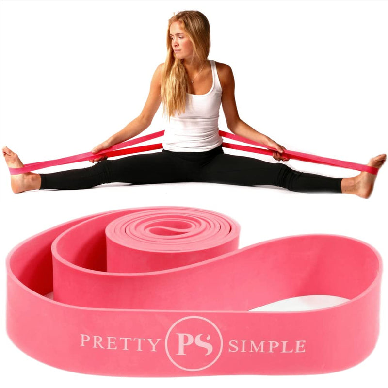Ballet Stretch Band for Dance, Gymnastics, Cheerleading, Pilates. Improves Elastic Flexibility and Enhances Daily Stretching - Designed by PS Athletic Pink