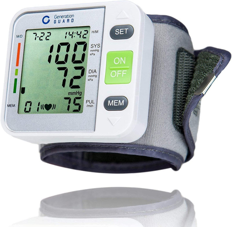 Clinical Automatic Wrist Blood Pressure Monitor with Portable Case, Irregular Heartbeat BP and Adjustable Wrist Cuff Perfect for Health Monitoring - BeesActive Australia