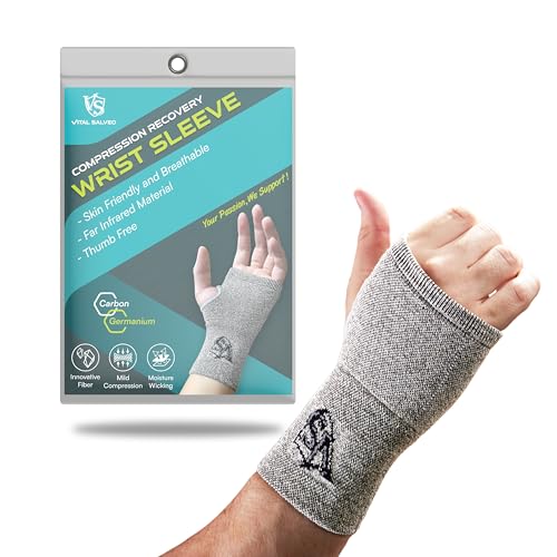 Vital Salveo - Elastic Wrist Compression Sleeve (1PC) - S Small