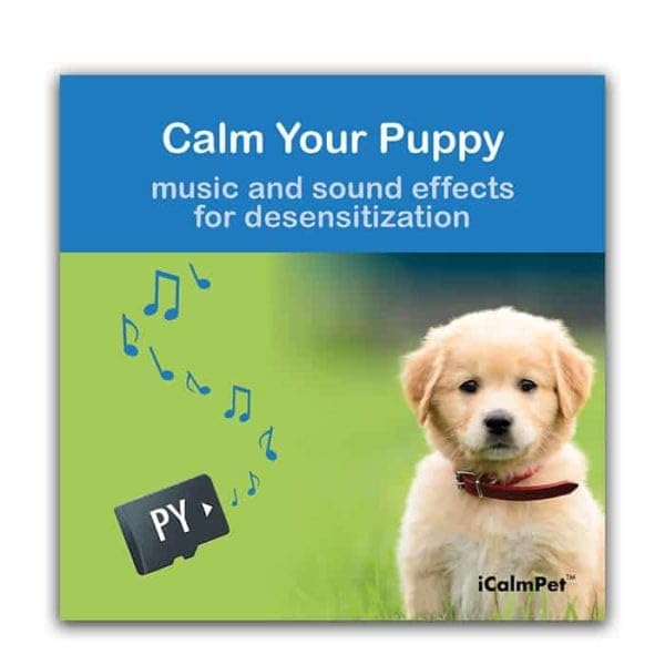 iCalmPet | Through a Dog's Ear: Calm Your Puppy | Micro SD Card | 3-hrs | Early Treatment of Noise Phobias and Sound sensitivities in Younger Canines - PawsPlanet Australia