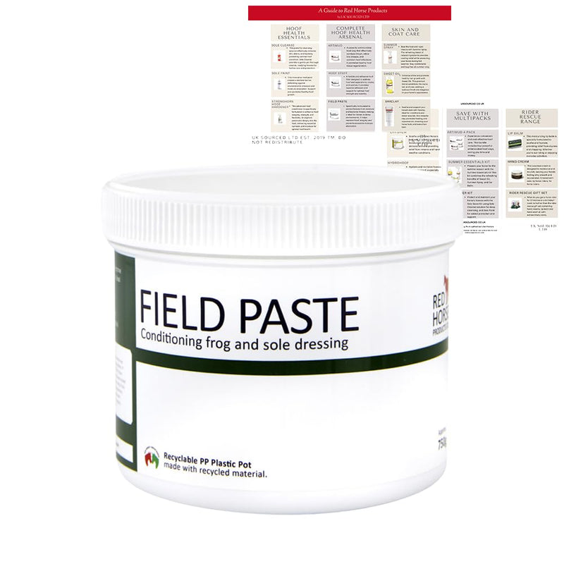 FunDADYUS Red Horse Products LTD. Field Paste Antifungal Sole Dressing 500ml - PawsPlanet Australia
