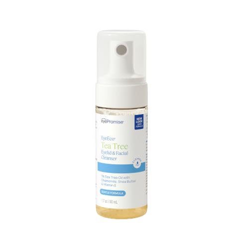 EYEECO Gentle Tea Tree Eyelid & Facial Cleanser, 1.6oz 1.7 Fl Oz (Pack of 1)
