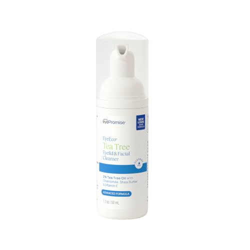 EyeEco Advanced Tea Tree Eyelid & Facial Cleanser, 1.6oz 1.7 Fl Oz (Pack of 1)
