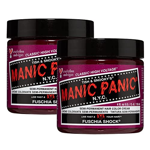 Manic Panic Fuschia Shock Hair Dye, 4 oz