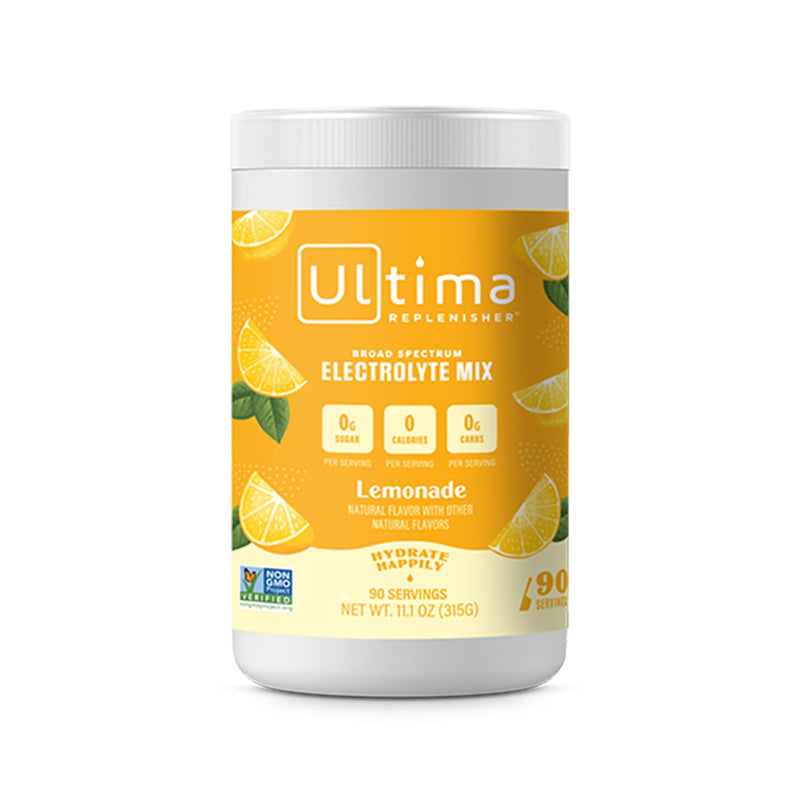 Ultima Replenisher Hydration Electrolyte Powder- 90 Servings- Keto & Sugar Free- Feel Replenished, Revitalized- Naturally Sweetened- Non- GMO & Vegan Electrolyte Drink Mix- Lemonade - BeesActive Australia