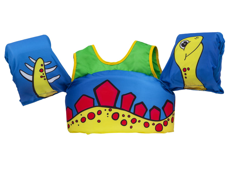 Body Glove Paddle Pals Learn to Swim Coast Guard Approved Kids Life Jacket PFD Dinosaur One Size 33-55 - BeesActive Australia