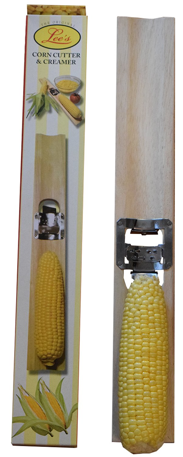 Lee's Original Wooden Corn Cutter and Creamer = Best Corn Tool For Removing Corn From The Cob - BeesActive Australia