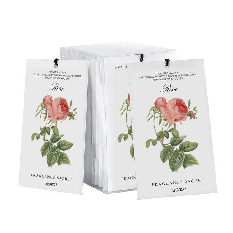 MYARO 12 Packs Rose Scented Sachets for Drawer and Closet - BeesActive Australia